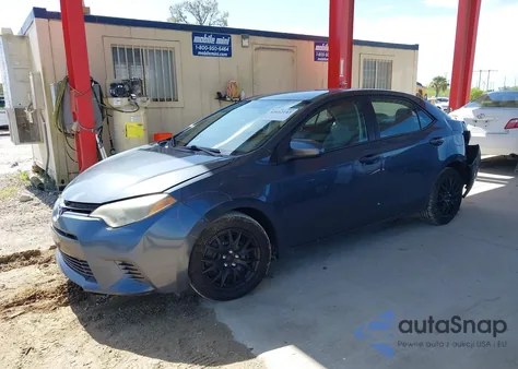 2015 Toyota Corolla Le from USA, damaged, VIN 2T1BURHE2FC237766